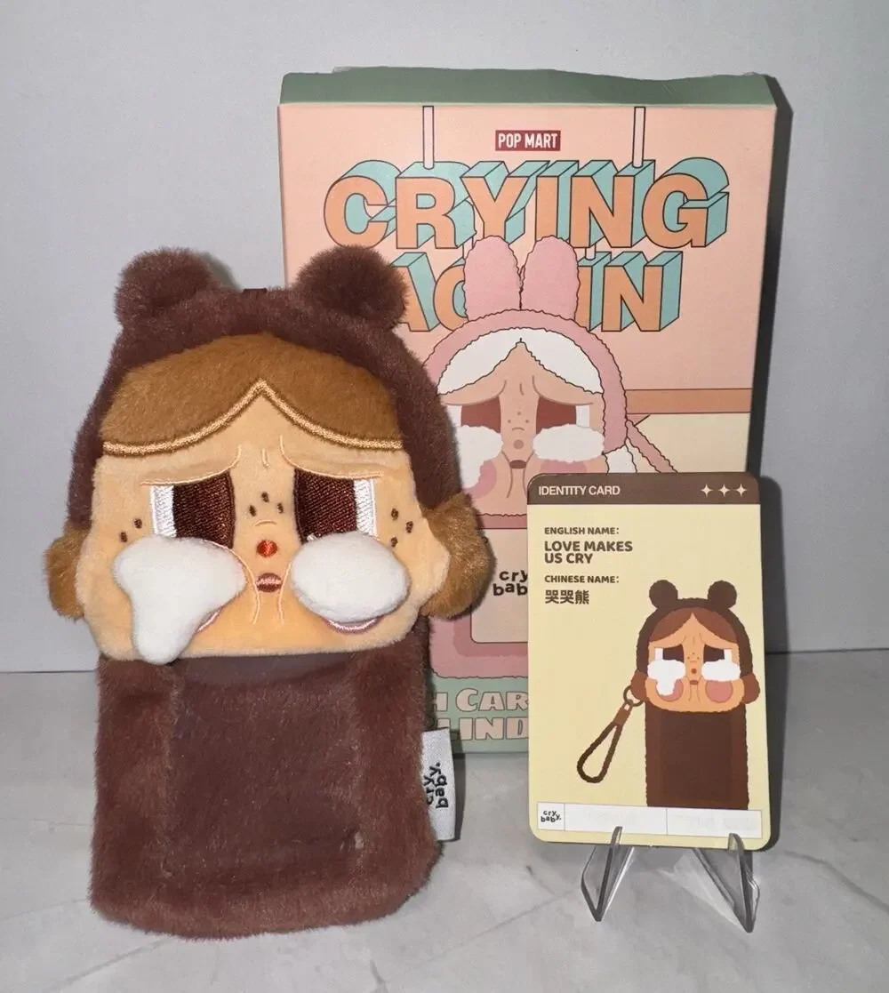 PopMart CryBaby Crying Again Series Plush - Love Makes Us Cry US Seller